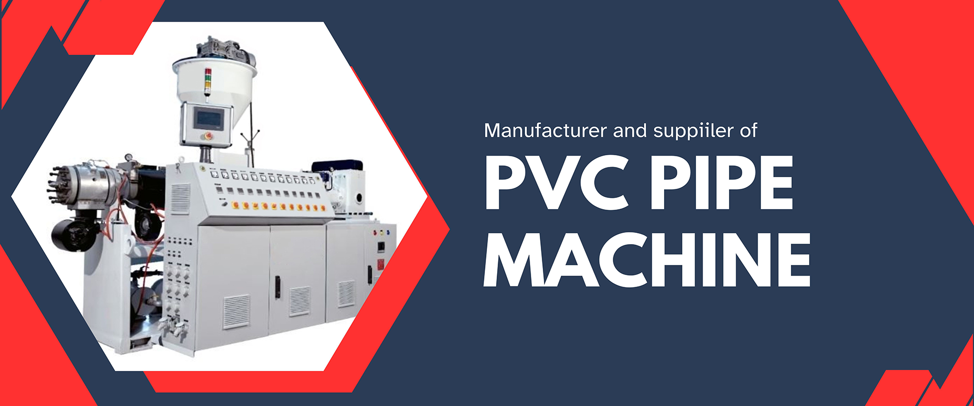 pvc pipe machine manufacturer & suplier in india
